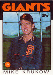 1986 Topps Baseball Cards      752     Mike Krukow